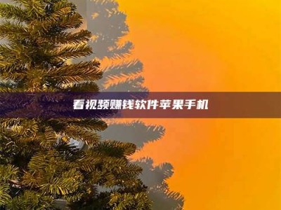 衡阳看视频赚钱软件苹果手机